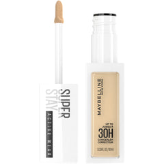 Maybelline Super Stay Liquid Concealer Makeup, Full Coverage Concealer, Up to 30 Hour Wear, Transfer Resistant, Natural Matte Finish, Oil-free, Available in 16 Shades, 22, 0.33 fl oz