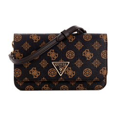 GUESS Womens Noelle Crossbody Flap Organizer Handbag (pack of 1)