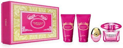 VERSACE Bright Crystal Absolu Eau de Parfume 90 ml + Mini 10 ml + Shower Gel 100 ml + 100 ml Body Lotion, Gift Set for Women