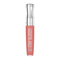 Rimmel London Stay Glossy Lip Gloss 470 Perfect Peony, Non-Sticky, Cruelty-Free, Color & Shine, Lasts Up To 6 Hours, Precision Applicator, 0.18 oz
