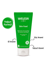 Weleda Bio Skin Food Body Cream, Rich Natural Cosmetics Body Cream for Rough, Dry, and Brittle Skin on Feet, Hands, and Elbows (1 x 75ml)