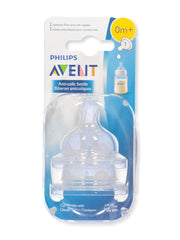 Philips AVENT Anti-Colic, Clear, Newborn (Pack of 2) (SCF421/27)