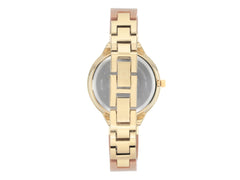Anne Klein Women's AK/1408CRCR Premium Crystal Accented Cream Bangle Watch