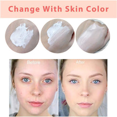 2 Pack Concealer Cover,Flawless Colour Changing Foundation Makeup Base Nude Face Liquid Cover Concealer