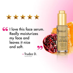 Mielle Organics Pomegranate & Honey Revitalizing Face Serum, 1 oz