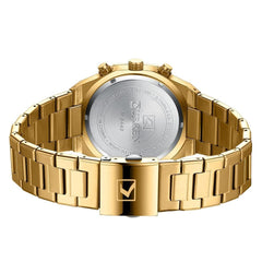 CURREN 2023 Watch Men's Quartz Luxury Luminous Wrist Watch With Stainless Steel Chronograph watch For Men 8440 - GOLD