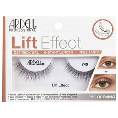 Ardell Lift Effect Strip Lashes – Natural Curl & Volume- 740 (1 Pair)