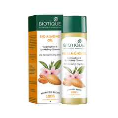 Biotique Bio Almond Oil Soothing Face And Eye MakEUp Cleanser - 120ML