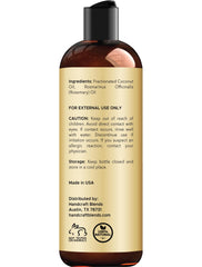 Handcraft Blends Fractionated Coconut Oil Infused with Rosemary - 8 Fl Oz - 100% Pure and Natural - Premium Grade Carrier for Skin, Hair and Massage