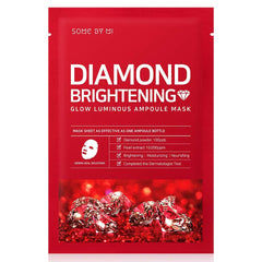 Some By Mi Glow Luminous Ampoule Mask, Diamond Brightening - Pack of 1