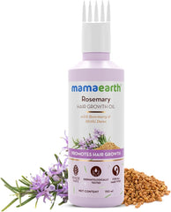 Mamaearth Rosemary Hair Growth Oil with Rosemary & Methi Dana for Promoting Hair Growth - 150 ml | Controls Hair Fall | Strengthens Hair