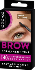 Schwarzkopf Brow Tint Professional Formula Eyebrow Dye Brow Tinting Kit With Gentle Permanent Colour Dark Blonde, 1 Count (Pack Of 1)