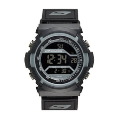 Skechers Casual Digital Watch for Men - Flournoy Black/Grey