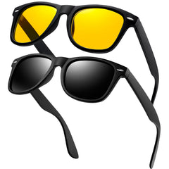 KANASTAL Polarized Sunglasses Men, Fashion Square Sun Glasses Women, Classic Shades for Womens, Driving Fishing Outdoor 100% UV400 Protection