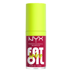 NYX PROFESSIONAL MAKEUP Fat Oil Lip Drip, Moisturizing, Shiny, Vegan Tinted Lip Gloss, Non-Sticky Finish, 12H Hydration, Squalane, Raspberry and Cloudberry Oils - Newsfeed (Rose Nude)