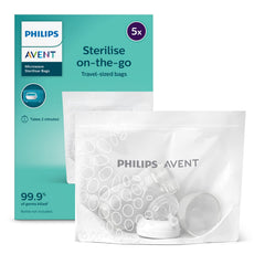 AVENT Philips Microwave Steam Steriliser Bags, Pack of 5,packaging may vary