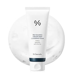 Dr.Ceuracle Pro Balance Creamy Deep Cleansing Foam Korean Daily Hydrating Facial Wash, Oil & Moisture Balance Cleanser
