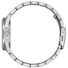 Citizen Men's Analogue Eco-Drive Watch with Stainless Steel Strap BM7620-83L, Silver, Modern