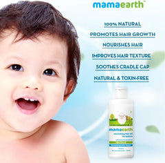 Mamaearth Nourishing Baby Hair Oil, with Almond & Avocado Oil Kids from 0 to 10 Years (200 ML)