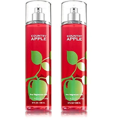 Bath & Body Works (2) Country Apple Fine Fragrance Mists-8 oz. Bottles