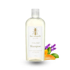 Bee Naturals Ultra- Mild, Sulfate-Free Shampoo- Natural Ingredients-Safe and Gentle Enough for Color Treated and Chemically Processed Hair-Cruelty Free Citrus and Lavender Scent, Cruelty-free 8 Fl Oz