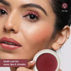 Insight Cream Blush by Cosmetics, Face Makeup, Dusty Rose, 3.5g (B-02=03)