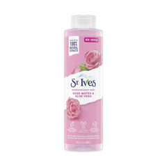 Unilever Steve's Refreshing Body Wash with Rosewater & Aloe Vera | Shower Gel for Women | 100% Natural Extracts | Cruelty-Free | Paraben-Free | 650ml, Clear