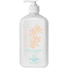 Australian Gold Hemp Nation SEA Salt & Sandalwood (18 fl. oz / 535 mL), Moisturizing Tan Extender with Hemp Seed Oil