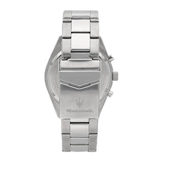 Maserati Men's Competizione R8853100022 Silver Stainless-Steel Quartz Dress Watch, Silver, Quartz Movement