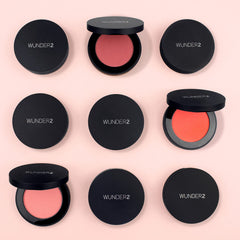 WUNDER2 Makeup Face Powder Cream Blush For Cheeks, Rosey