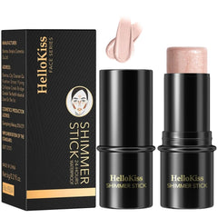 NIKITA.VIVI - Shimmer Stick Makeup Highlighter | Shimmer Cream Powder, Lasting Glow Finish Foundation Stick | Highlighter & Bronzer Pen, Face Brightens & Shades Pencil | Face Series | 6g (#03)