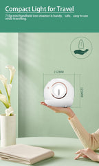 TERRIFI Mini Travel Steam Iron, Portable Mini Iron Steamer, 800W Strong Power Garment Steamer, Fast Heat-up Dry&Wet, Perfect for Clothes Handheld Garment Steamer (White)