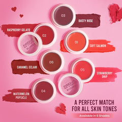 Insight Cosmetics Crème Blusher, Face Makeup, Soft Salmon, 3.5 gm(B-02=01)