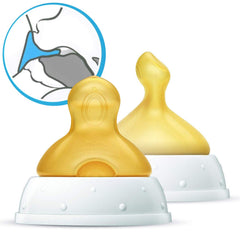 Nuk First Choice+ Silicone Teat 6-18 Months Fori Misura L Beige