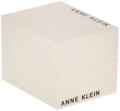 Anne Klein AK3752RGTP Japanese Quartz Dress Watch with Leather Strap for Women, Taupe/Rose Gold