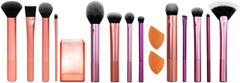 Makeup Skin Real Techniques Brushes Set, Professional, Eyeliner, Lipstick, Blush, Bronzer, Highlighter, Concealer Pack of 3