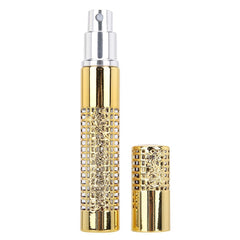 Metal Perfume Bottle, Lightweight Good Sealing Effect Refillable Spray Dispenser, for Makeup Lovers Professional Makeup Artist(AB048G gold)