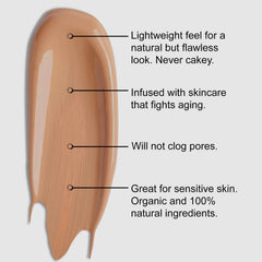 BaeBlu Organic Aloe-Based LUX Foundation - Cinnamon