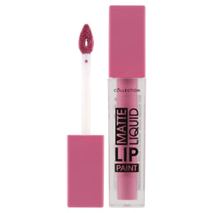 Collection Cosmetics Matte Liquid Lip Paint, Moisturising, Smudge-Proof, Hustler, 3.5ml