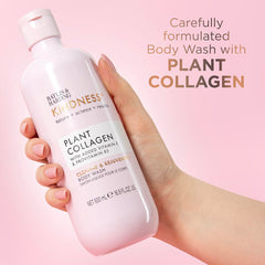 Baylis & Harding Kindness + Plant Collagen Cleanse & Rejuvenate Luxury Body Wash 500ml | Added Vitamin E & Provitamin B5 | Vegan | Dermatologist approved.