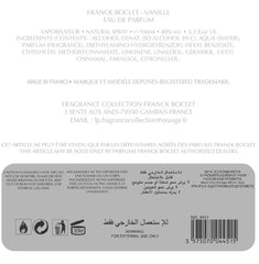 Franck Boclet Vanille Eau De Parfum, 100 ml