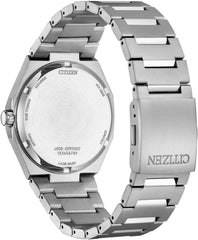 Citizen Men's Analogue Japanese Quartz Watch with Titanium Strap AW0130-85XE, Silver, bracelet