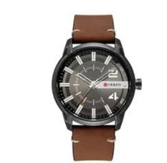 Curren Casual Watch For Men Analog Leather - 8306