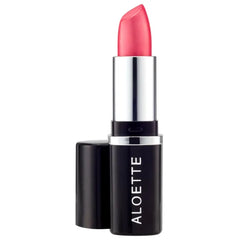 Aloette Long Lasting Lipstick, Pink Lady - Semi Matte Lip Color Shades - Hydrating Aloe Vera & Shea Butter for Soft & Moisturized Lips