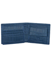WildHorn® RFID Protected Genuine Leather Wallet & Gift Combo for Men - Blue