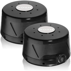 Yogasleep Dohm Classic 2-Pack Black | The Original White Noise Machine | Soothing Natural Sound from a Real Fan | Noise Cancelling | Sleep Therapy, Office Privacy, Travel