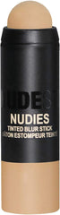 Nudestix Nudies Tinted Blur Foundation Stick, Matte Cream Powder Multitask Makeup to Tint, Blur, Blot Skin and Sculpt Face, Lightweight, Natural Matte Finish, Shade: Deep 9, 0.2 fl oz (6.2 g)