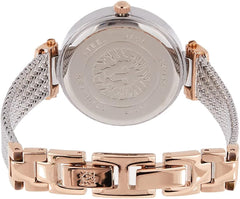 Anne Klein Women's Premium Crystal Accented Mesh Bracelet Watch