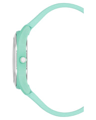 Anne Klein Women's Solar Powered Watch with Analog Display and Plastic Bracelet AK3913SVSG