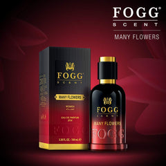 Fogg Long-Lasting Fresh and Soothing Fragrance Many Flowers Eau De Parfum Scent for men, 100ml